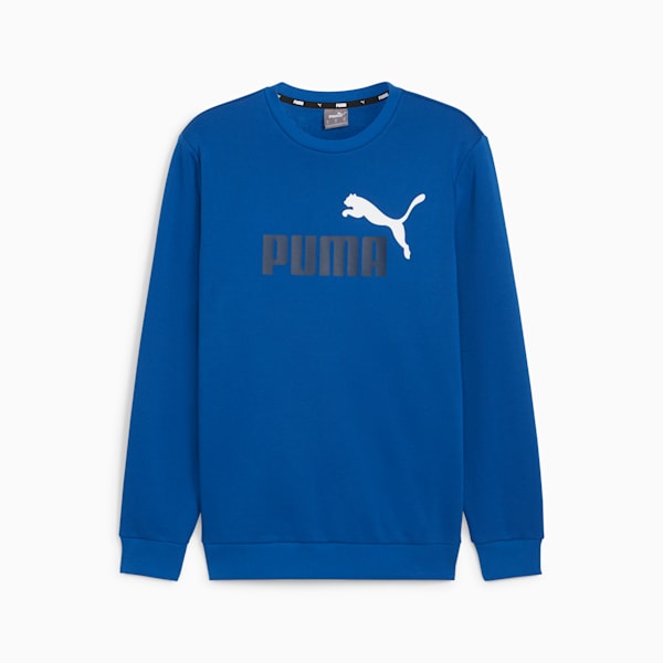 Essentials Two Tone Big Logo Crew Neck Men s Sweater
